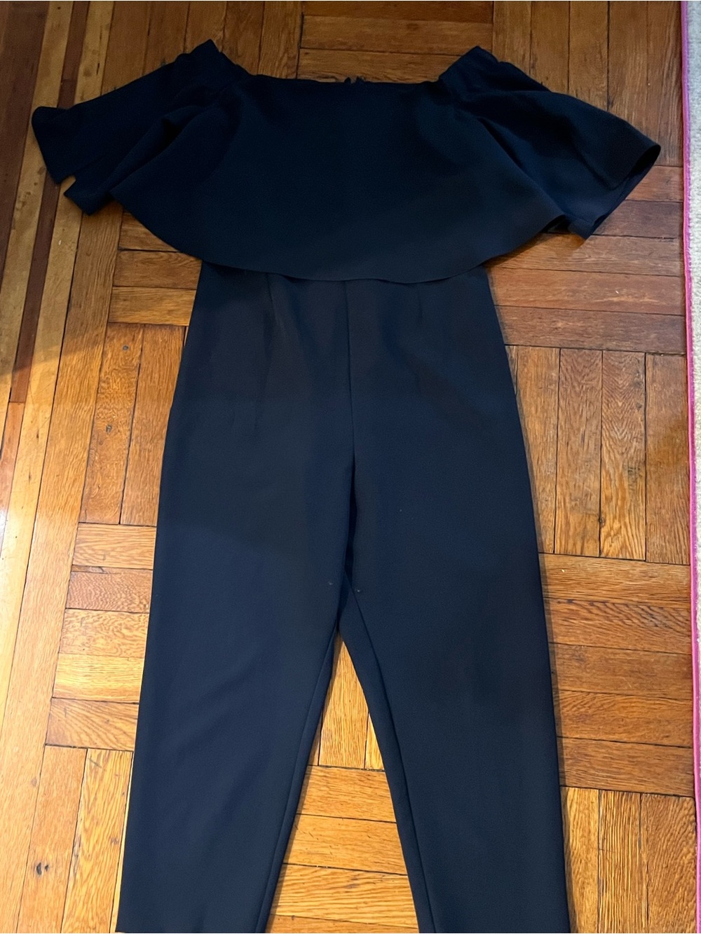 Women’s Blue off the shoulders pantsuit